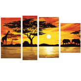 Painting by Numbers Animals in Africa Quattro